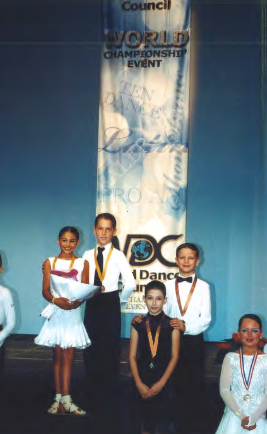 On the World Championship podium